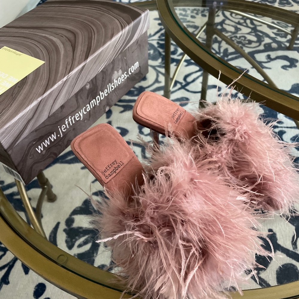 jeffrey campbell chauffeur blush combo heels